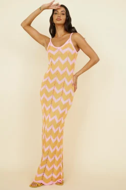 Portugal Sun Maxi Dress Pink