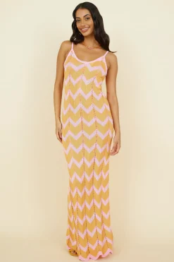 Portugal Sun Maxi Dress Pink