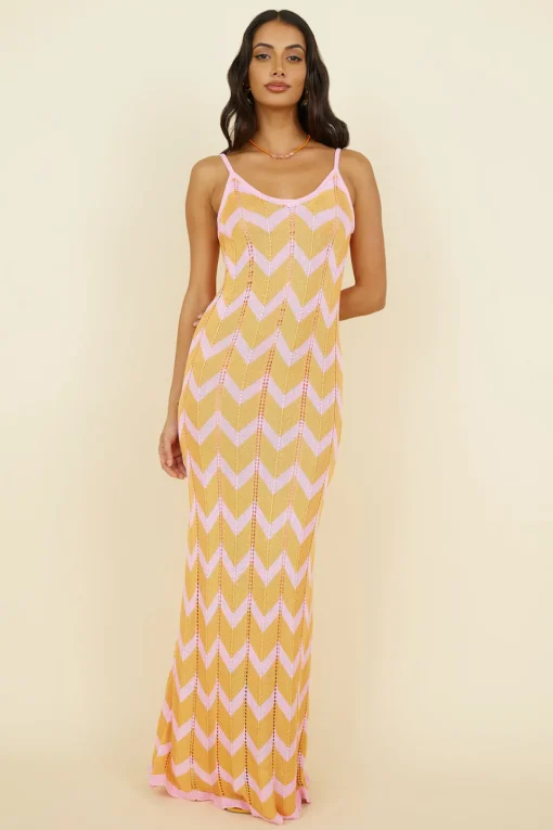 Portugal Sun Maxi Dress Pink