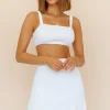 Prosecco Summers Crop Top White