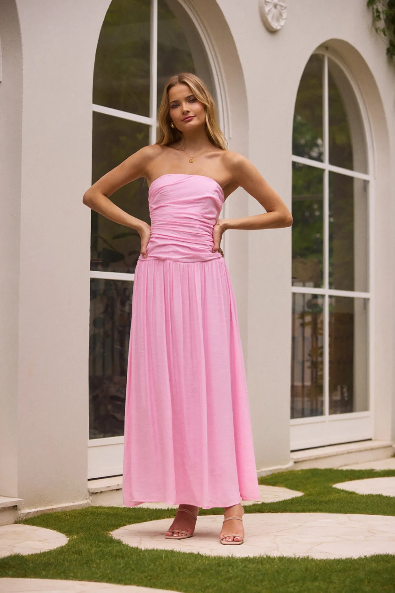 Pure Clarity Maxi Dress Pink