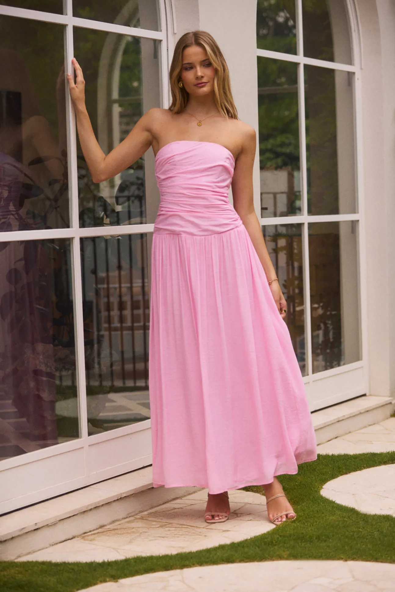 Pure Clarity Maxi Dress Pink