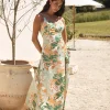 Rainforest Glow Maxi Dress Green