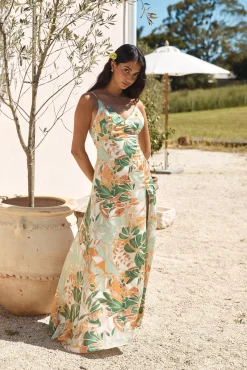 Rainforest Glow Maxi Dress Green
