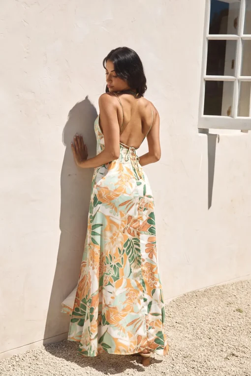 Rainforest Glow Maxi Dress Green