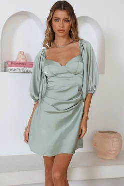 Ready For Love Dress Sage