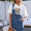 RIDERS BY LEE 90's Dungaree Short River Fade