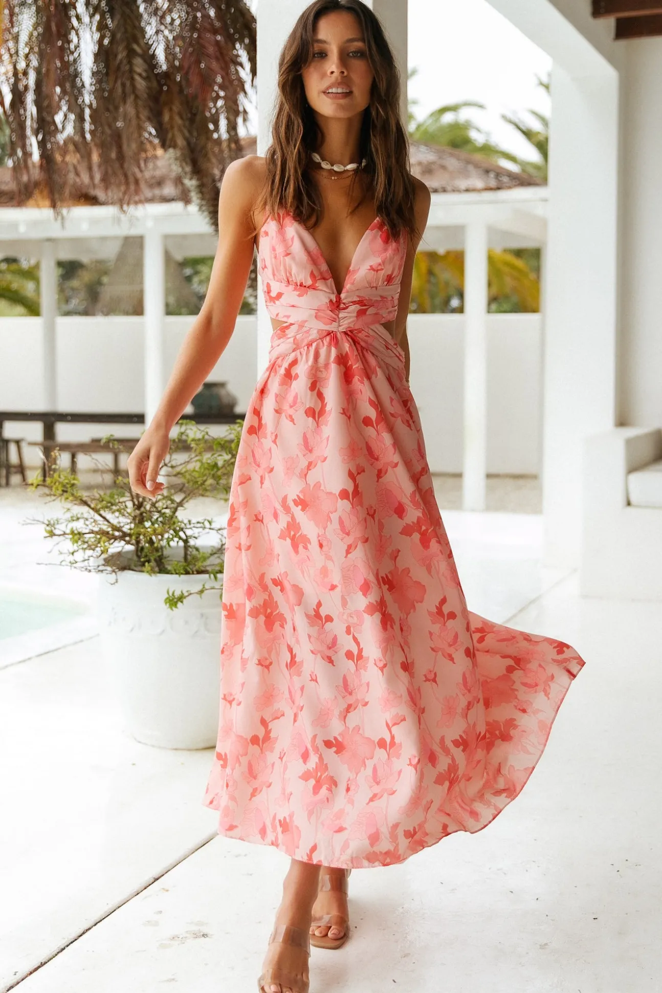 Right Choices Maxi Dress Pink