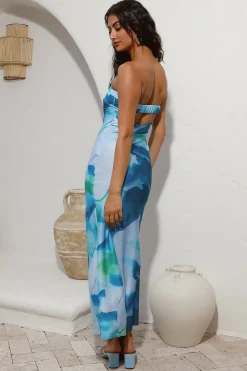 Right Here Maxi Dress Blue