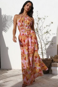 Rosetta Dreams Maxi Dress Pink
