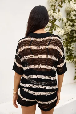 Sailing Seas Knit Set Black