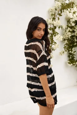 Sailing Seas Knit Set Black