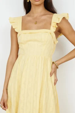 Salty Air Maxi Dress Yellow