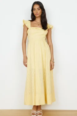Salty Air Maxi Dress Yellow