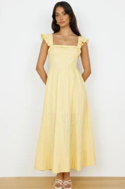 Salty Air Maxi Dress Yellow