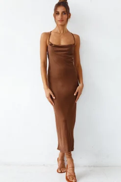 Sanctuary Maxi Dress Brown