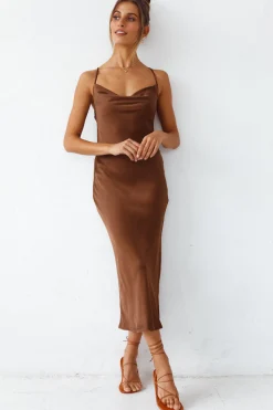Sanctuary Maxi Dress Brown