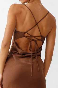 Sanctuary Maxi Dress Brown