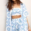 Santorini Rooftop Shirt Blue