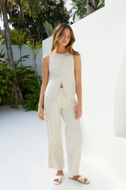 Seaside Serenity Pants Brown