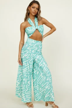 Seperate Ways Pants Green