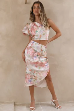 Serenity Midi Skirt Pink
