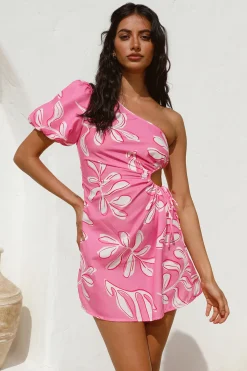 Settle In Mini Dress Pink