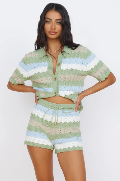 SEVEN WONDERS Cam Shirt Sage