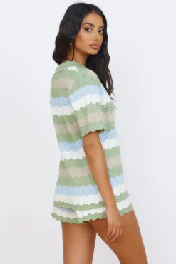 SEVEN WONDERS Cam Shirt Sage
