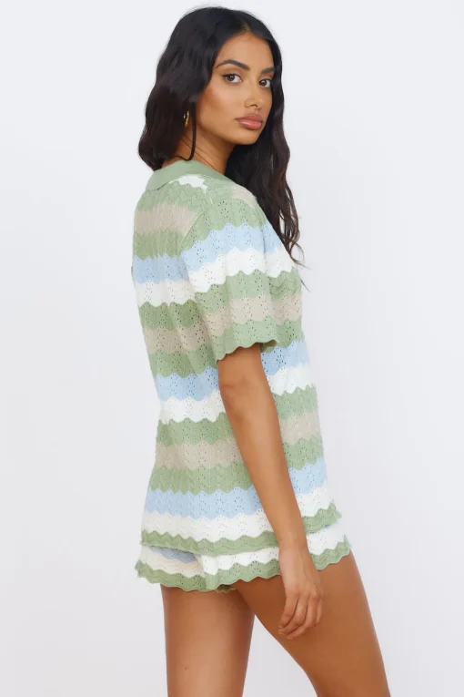 SEVEN WONDERS Cam Shirt Sage