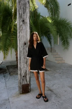 SEVEN WONDERS Harry Mini Dress Black