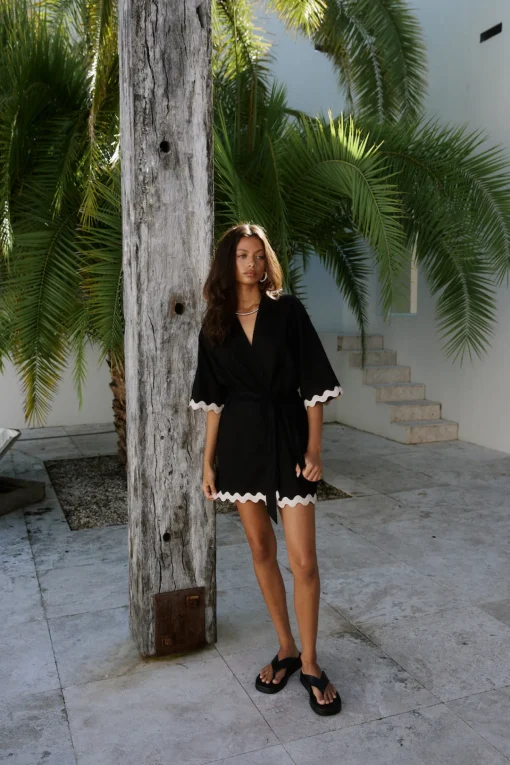 SEVEN WONDERS Harry Mini Dress Black