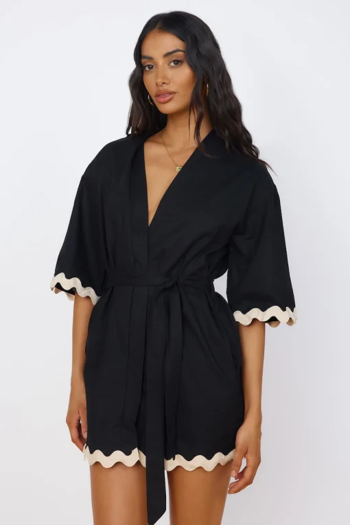 SEVEN WONDERS Harry Mini Dress Black