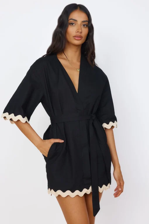 SEVEN WONDERS Harry Mini Dress Black