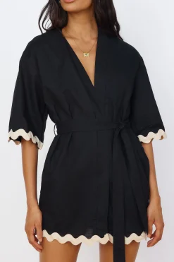 SEVEN WONDERS Harry Mini Dress Black