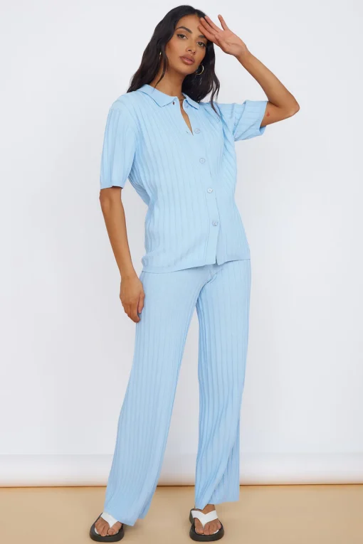 SEVEN WONDERS Kora Top Sky Blue