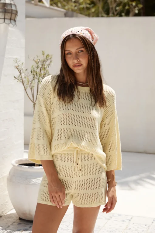 SEVEN WONDERS Samia Top Lemon