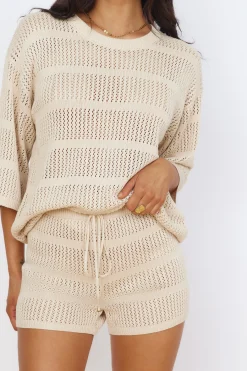 SEVEN WONDERS Samia Top Sand