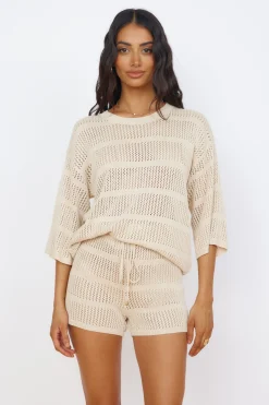 SEVEN WONDERS Samia Top Sand