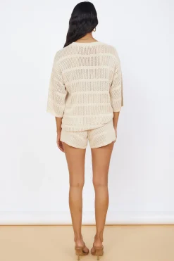 SEVEN WONDERS Samia Top Sand