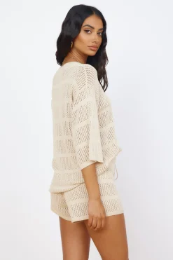 SEVEN WONDERS Samia Top Sand