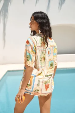 SEVEN WONDERS Sola Short Agata Print