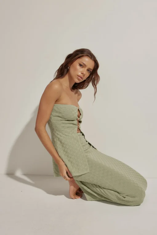 SEVEN WONDERS Wataya Maxi Skirt Sage