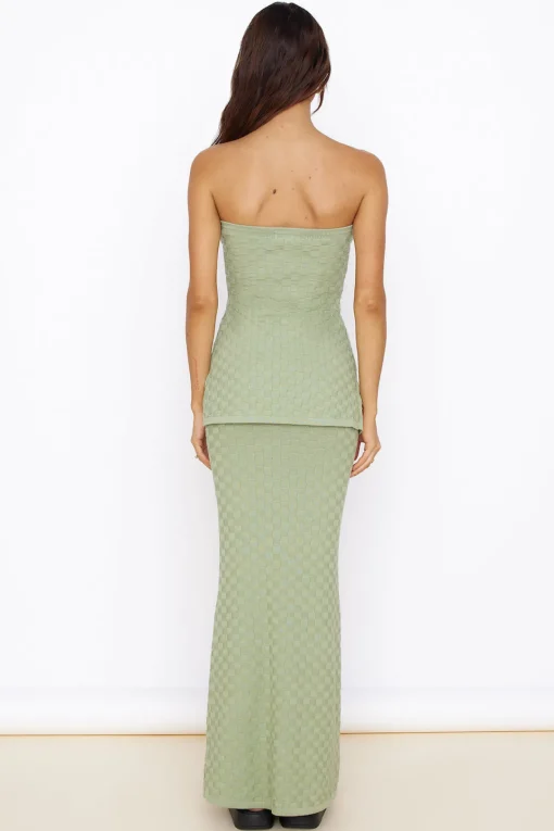 SEVEN WONDERS Wataya Maxi Skirt Sage