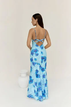 Shine Bright Maxi Dress Blue
