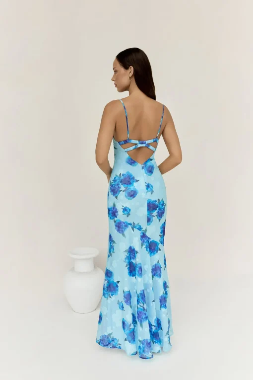 Shine Bright Maxi Dress Blue