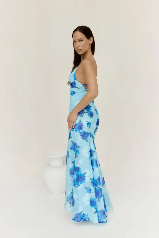 Shine Bright Maxi Dress Blue