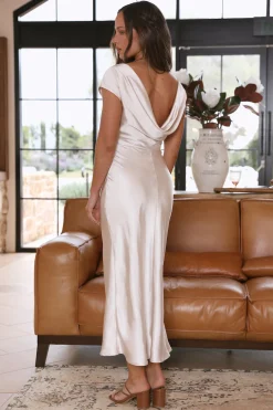 Siren Melody Maxi Dress Champagne