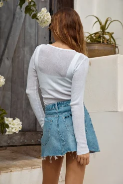 SNDYS Sloane Top White