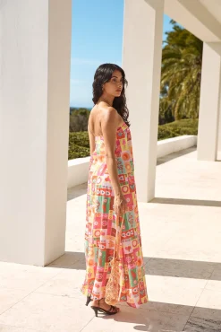 Spellcaster Strapless Maxi Dress Multi